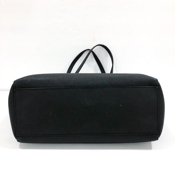 Tory Burch Emerson Black Saffiano Leather Tote Bag - Picture 7 of 11